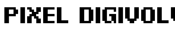 Pixel Digivolve font preview